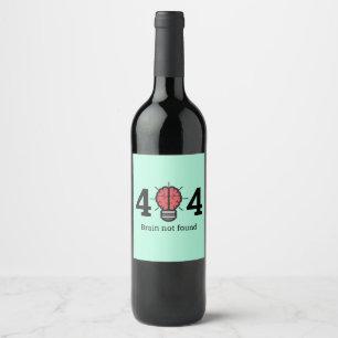 Etiqueta Para Botella De Vino Etiqueta De Vino Graciosa No Encontrada En El Cere