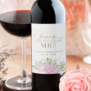 Etiqueta Para Botella De Vino Etiqueta de vino para despedida de soltera de prim