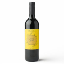 Etiqueta de Vino para Despedida de Soltera Eleganc