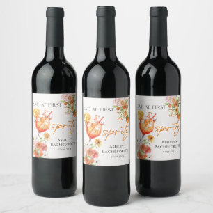Etiqueta Para Botella De Vino Etiqueta de vino para ducha de novia Amor a primer
