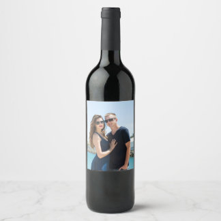 ETIQUETA PARA BOTELLA DE VINO ETIQUETA DE VINO PERSONALIZADA CON FOTO
