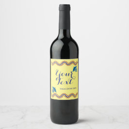 Etiqueta Para Botella De Vino Etiqueta de vino personalizada - etiqueta de vino