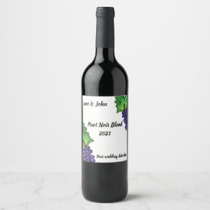 Etiqueta Para Botella De Vino Etiqueta de vino Pinot Noir