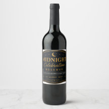 Etiqueta de Vino Reserva de Celebración de Mediano