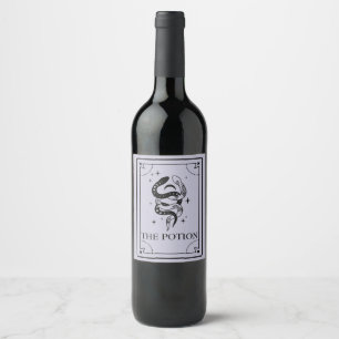 Etiqueta Para Botella De Vino Etiqueta de vino Tarot Mystic Fortune