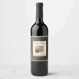 Etiqueta Para Botella De Vino Etiqueta de vino viejo de Cabernet Sauvignon