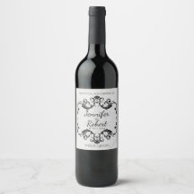 Etiqueta de vino Winter Wonderland