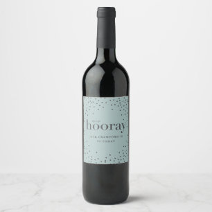 Etiqueta Para Botella De Vino etiqueta del frasco de cumpleaños de sip sip hoora