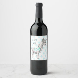 Etiqueta Para Botella De Vino Etiqueta del frasco de vino de la Alpaca (o vino e