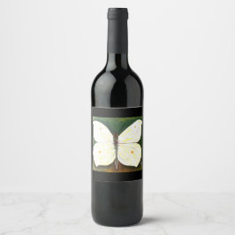 Etiqueta Para Botella De Vino Etiqueta del vino de mariposa