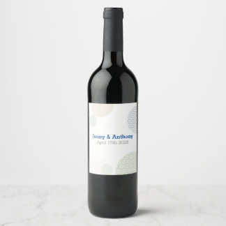 Etiqueta Para Botella De Vino Etiqueta moderna japonesa de patrón de papel de vi