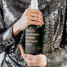 Etiqueta personalizada de botellas de Cheers