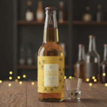 Etiqueta personalizada de vino de miel casero
