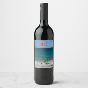 Etiqueta Para Botella De Vino Evento de celebración de la Fiesta del Vino de Jub