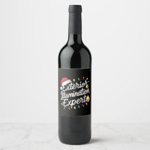 Etiqueta Para Botella De Vino Experto en Iluminación Exterior de Decoración de L
