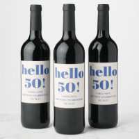 Favor de fiesta de cumpleaños número 50 personaliz