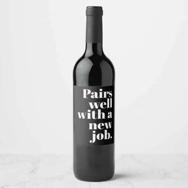 Etiqueta Para Botella De Vino Felicitaciones (Anverso)