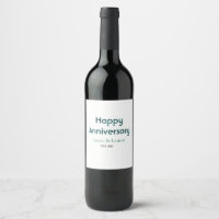 Feliz aniversario boda nombre fecha año simple mi
