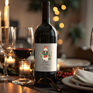 Etiqueta Para Botella De Vino Feliz Personalizado festivo de guión de pepino de 