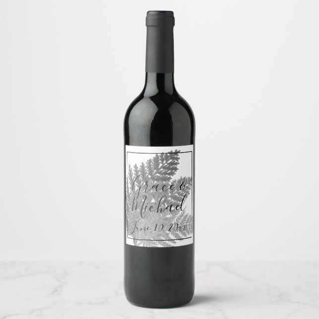 Etiqueta Para Botella De Vino Fern (Anverso)
