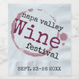 Etiqueta Para Botella De Vino Festival del Vino