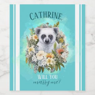 Etiqueta Para Botella De Vino Finalidad divertida Pregúntale a su personalizado