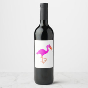 Etiqueta Para Botella De Vino Flamencos