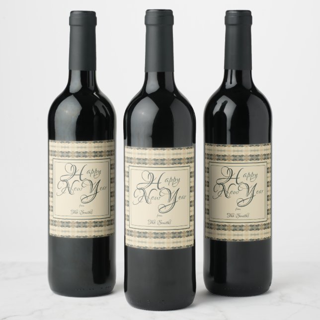 Etiqueta Para Botella De Vino Fletcher (Botellas)