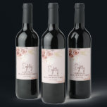 Etiqueta Para Botella De Vino Floral 80th Birthday Party Pampas Grass<br><div class="desc">Celebra el hito de 80 con gracia, elegancia y estilo con nuestra personalizado floral fiesta de cumpleaños número 80 etiqueta de botella de agua! Diseñado específicamente para esta ocasión monumental, nuestra etiqueta de botella de agua combina la belleza de la naturaleza con el encanto elegante de la tipografía de escritura...</div>