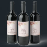 Etiqueta Para Botella De Vino Floral 80th Birthday Party Pampas Grass<br><div class="desc">Celebra el hito de 80 con gracia, elegancia y estilo con nuestra personalizado floral fiesta de cumpleaños número 80 etiqueta de botella de agua! Diseñado específicamente para esta ocasión monumental, nuestra etiqueta de botella de agua combina la belleza de la naturaleza con el encanto elegante de la tipografía de escritura...</div>