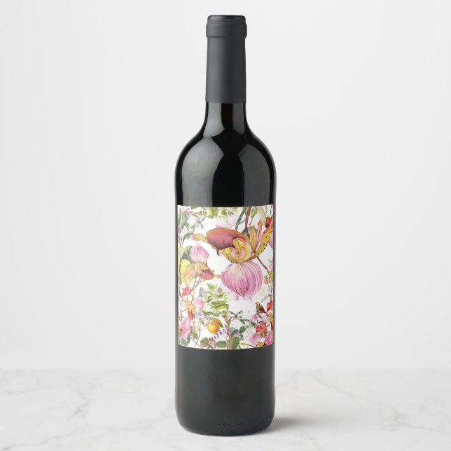 Etiqueta Para Botella De Vino Food and Beverage Label Set (Anverso)