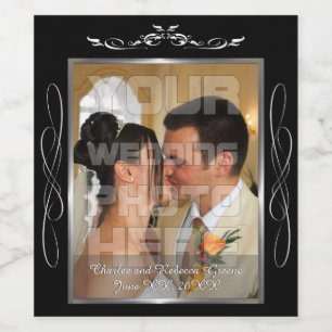 Etiqueta Para Botella De Vino Foto boda