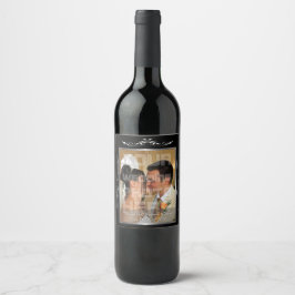 Etiqueta Para Botella De Vino Foto boda