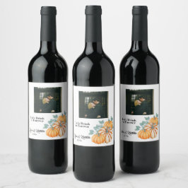 Etiqueta Para Botella De Vino Foto boda