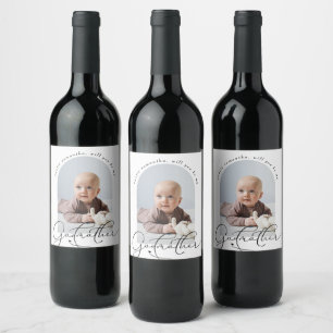 Etiqueta Para Botella De Vino Foto de propuesta minimalista de Godmadura