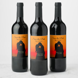 Etiqueta Para Botella De Vino Foto minimalista blanca negra clásica elegante gua