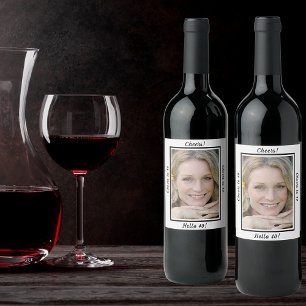 Etiqueta Para Botella De Vino Fotos de 40 años de festín a 40