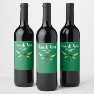 Etiqueta Para Botella De Vino Fresa dulce fruta linda acuarela