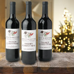 Etiqueta Para Botella De Vino Funny 2024 casi termina con el nombre de Fiesta po<br><div class="desc">Una gran idea de regalo para tus amigos y familia. Fresas de pino de invierno de color agua encima de la etiqueta. "20XX está casi terminado" y una vez más a WINE sobre ello" en la tipografía marrón clásica. Agregue su nombre a este diseño de tipo.</div>
