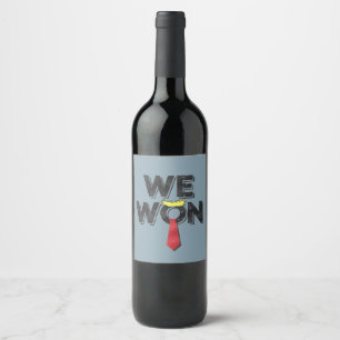 Etiqueta Para Botella De Vino Ganamos Donald Trump 2024
