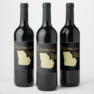 ETIQUETA PARA BOTELLA DE VINO GEORGIA