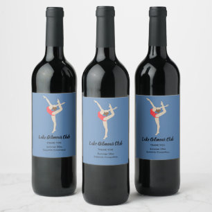 Etiqueta Para Botella De Vino Gimnasia femenina