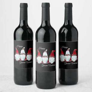 Etiqueta Para Botella De Vino Gnome