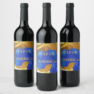 Etiqueta Para Botella De Vino Golfo de América