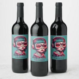 Etiqueta Para Botella De Vino Gótico Estético