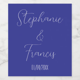 Etiqueta Para Botella De Vino Gracias a los favores de winelabel