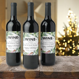 Etiqueta Para Botella De Vino Gracioso juego de vino 2022 que nos mantiene junto