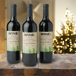 Etiqueta Para Botella De Vino Gracioso juego de vino 2024 que nos mantiene junto