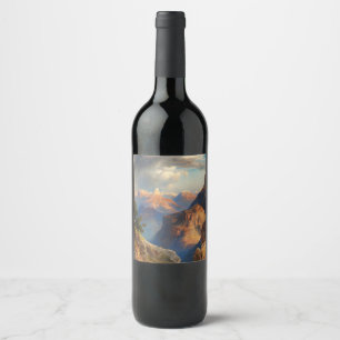 Etiqueta Para Botella De Vino Gran Cañón, 1912, por Thomas Moran