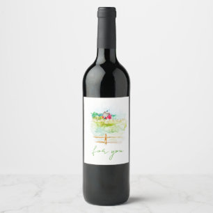 Etiqueta Para Botella De Vino Granero